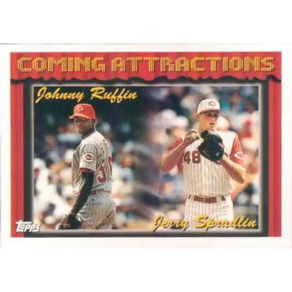 1994 Topps Johnny Ruffin / Jerry Spradlin CA, RC # 779 Cincinnati Reds
